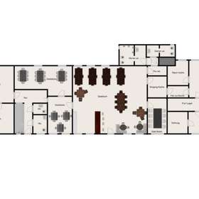 Grundriss EG Hotel und Gastronomie