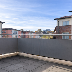 Balkon am Wohnzimmer