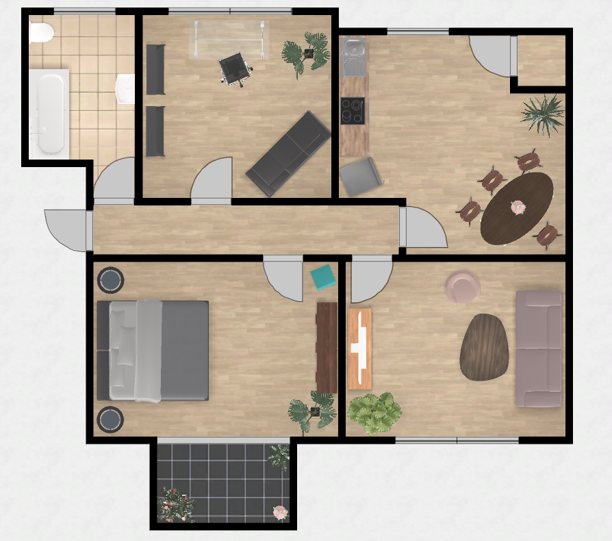 3 Zimmer - 80m² Wohnung Nähe Bürgergarten - Photo 1